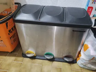 Pattumiera differenziata SONGMICS 3 scomparti