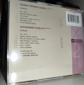 2CD Handel Scarlatti Cantatas