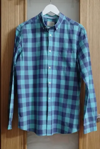 Camisa cuadros hombre Talla L