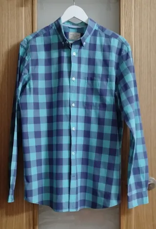 Camisa cuadros hombre Talla L