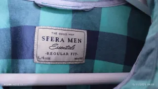 Camisa cuadros hombre Talla L