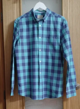 Camisa cuadros hombre Talla L