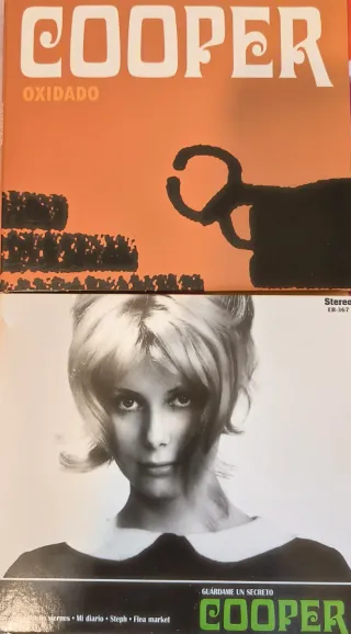 CDs Cooper "Oxidado" y "Guárdame un Secreto"