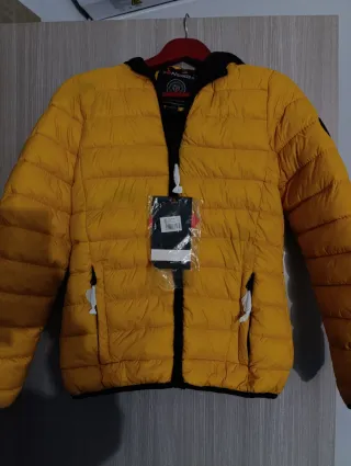 Chaqueta Geographical Norway Mujer Amarilla Nueva