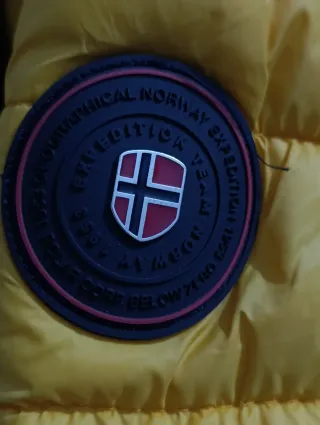 Chaqueta Geographical Norway Mujer Amarilla Nueva