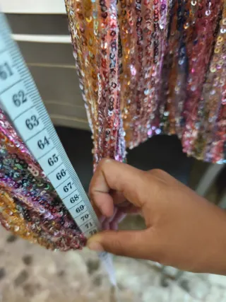 Conjunto lentejuelas blusón y pantalón