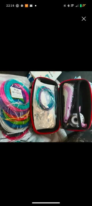 Lápiz 3D PLA con filamentos