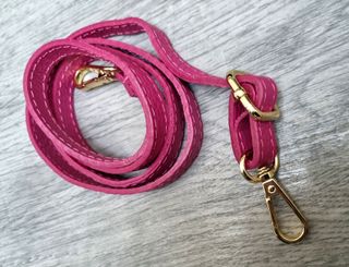 Correa de Piel Genuina Fucsia Nueva - Italy