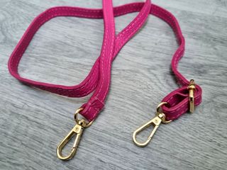 Correa de Piel Genuina Fucsia Nueva - Italy