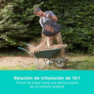 BLACK+DECKER Sopladora, Aspiradora y Trituradora