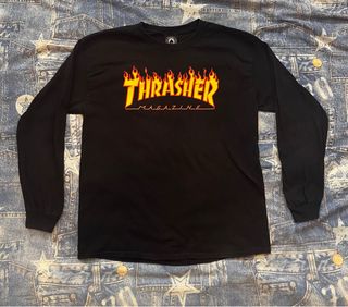 Camiseta de manga larga Thrasher Magazine Flame