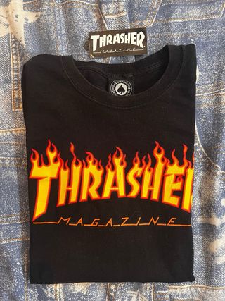 Camiseta de manga larga Thrasher Magazine Flame