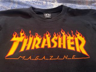 Camiseta de manga larga Thrasher Magazine Flame