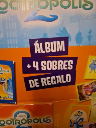 Álbum Zootrópolis 2 + 4 Sobres Stickers Panini
