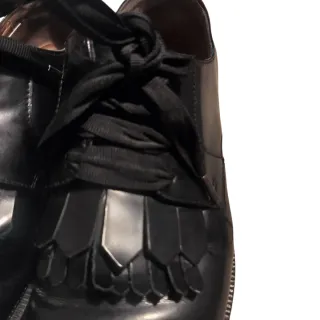 MAX&Co. Scarpe Derby Pelle Nera Tg 37