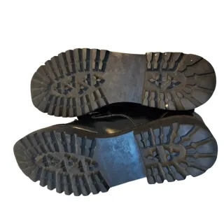 MAX&Co. Scarpe Derby Pelle Nera Tg 37