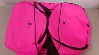 Bolso deportivo Decathlon rosa