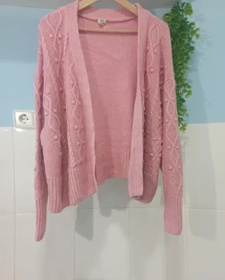 Cárdigan River Island Rosa Talla L