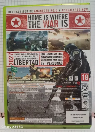 Homefront Xbox 360 (Gioco e Manuale)