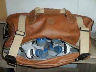 BOLSO DE DEPORTE GRANDE DE PIEL POR 8 EUROS