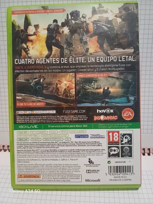 Sparatutto FUSE per XBOX 360