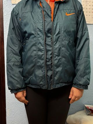 Chaqueta Nike Vintage swoosh Naranja y Azul/Verde