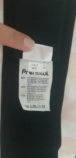 Faja de descanso embarazo negra prenatal