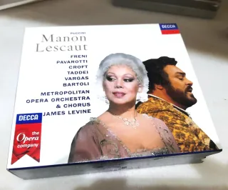 CD Ópera Puccini Manon Lescaut Pavarotti