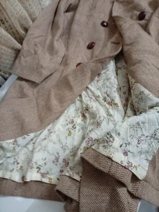 Abrigo largo de lana