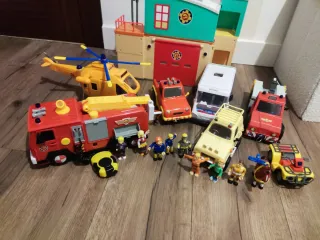 Lote Juguetes Sam el Bombero