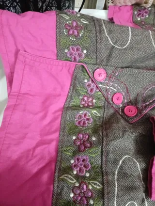 Abrigo estampado floral