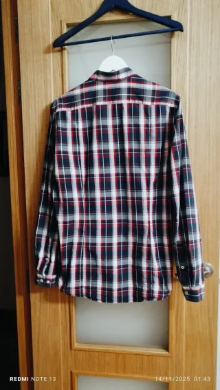 Camisa Cortefiel Cuadros Talla L