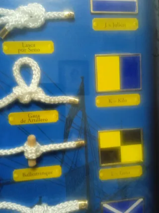 Cuadro Nudos y Accesorios Marineros