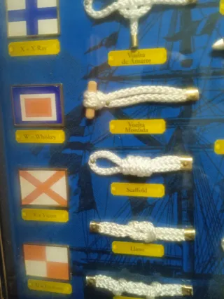 Cuadro Nudos y Accesorios Marineros