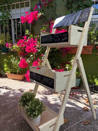 Expositor Adorno Bodas Blanco