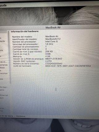 MacBook Air 13' Plata