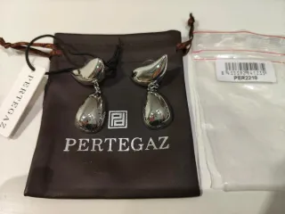 Pendientes Pertegaz Plateados
