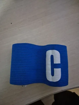 Brazalete Capitán Fútbol Azul