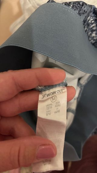 Leggings largos mujer estampado gris