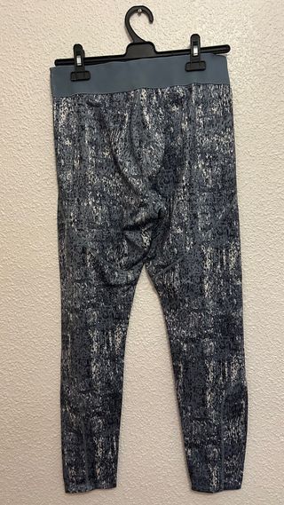 Leggings largos mujer estampado gris