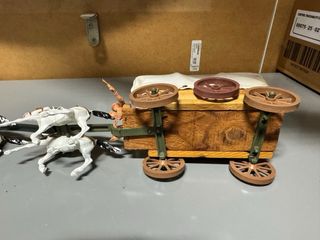 Caja Antigua Comansi Carreta Diligencia Wells Farg