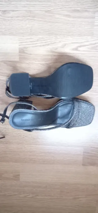 Sandalias de mujer plateadas