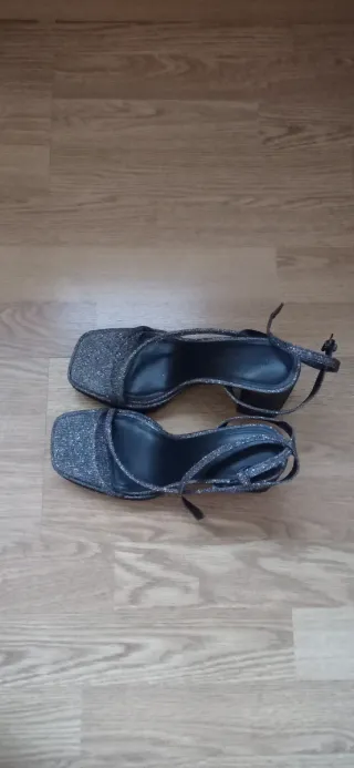 Sandalias de mujer plateadas