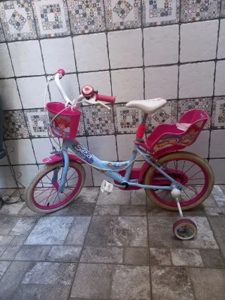 Bicicleta infantil 16 con ruedines