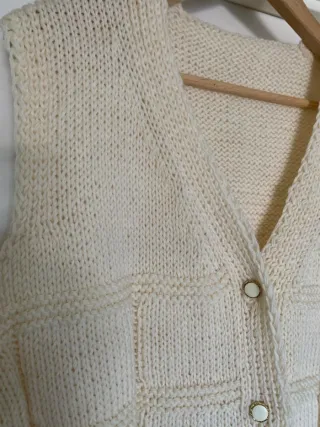 Chaleco de punto de lana mujer T. 44