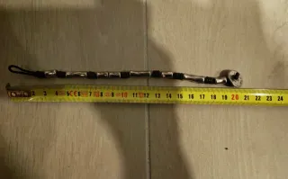 Pulsera Uno de 50 Plata y Cuero