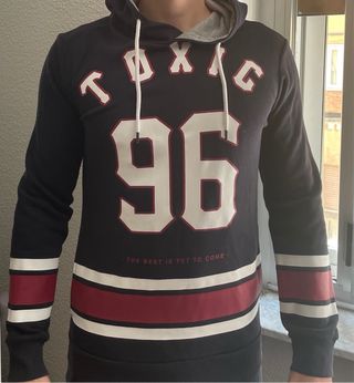 Sudadera Bershka Azul - Talla XS