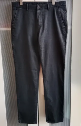 Pantalón Massimo Dutti Negro Hombre