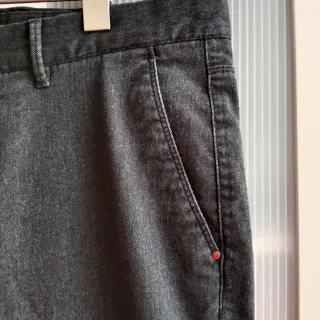 Pantalón Massimo Dutti Negro Hombre
