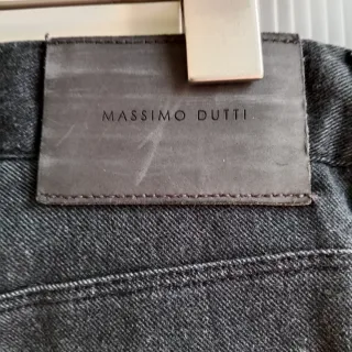 Pantalón Massimo Dutti Negro Hombre